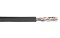 Flexible CAT-5E cable Reel 100 m spool Black jacket