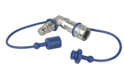CO2 90° 3/8 Q-Lock connector