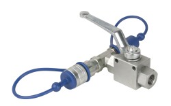 CO2 3/8 Q-lock release valve