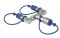 CO2 3/8 Q-Lock 2-way combiner