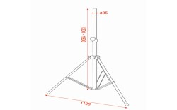 Speaker stand 35mm