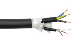 PMC-216 AUDIO Power/Signal Cable price per m Black jacket