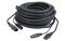 FP12 - IEC/XLR M - IEC/XLR F 6 m DMX / Power, Black jacket