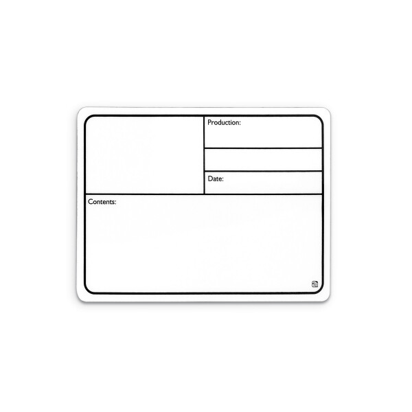 88001 M - Plastic tour label, magnetic 177 x127 mm, white