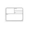 88001 M - Plastic tour label, magnetic 177 x127 mm, white