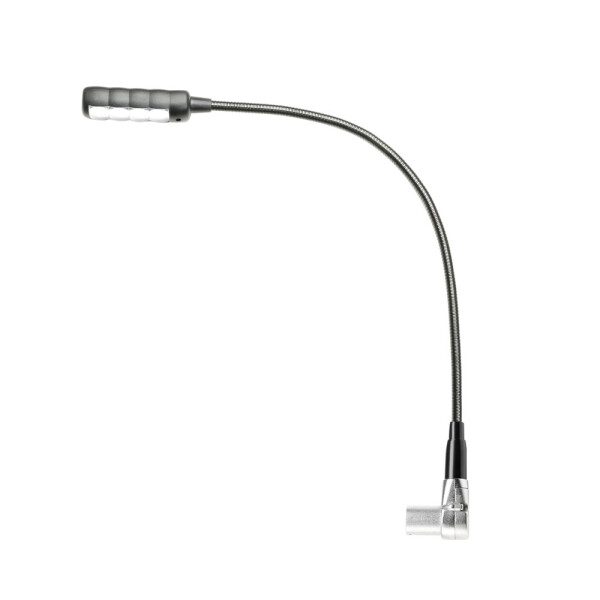 SLED 1 ULTRA XLR 4 A - Lampada a collo di cigno XLR quadripolare ad angolo con 4 COB LED