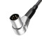 SLED 1 ULTRA XLR 4 A - Lampada a collo di cigno XLR quadripolare ad angolo con 4 COB LED