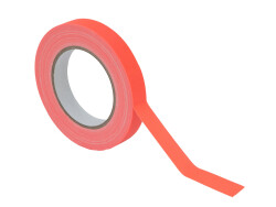 Gaffa Tape 19mm x 25m neonorange UV-aktiv