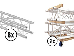 Set QUADLOCK QL-ET34-2000 + Truss transport board