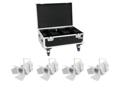 Set 4x LED THA-40PC wh + Case
