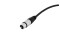 XLR Kabel 3pol 0,5m sw Neutrik