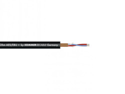 Microphone cable AES/EBU 2x0.14 100m bk SC-Micro-Stage