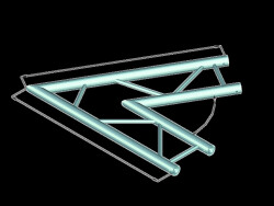 BILOCK E-GL22 C20-H 2-way Corner 60°