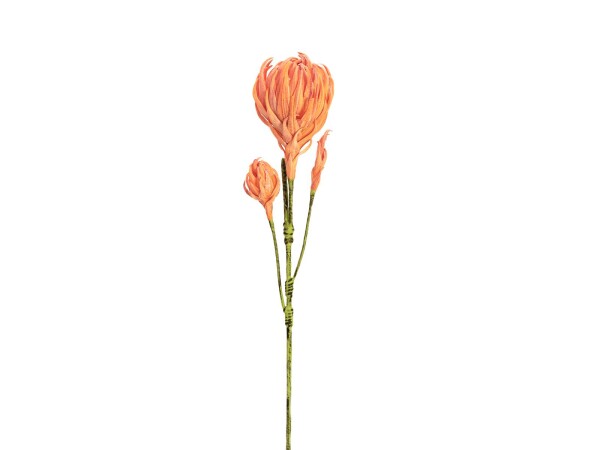 Dahlias Branch (EVA), artificial, orange