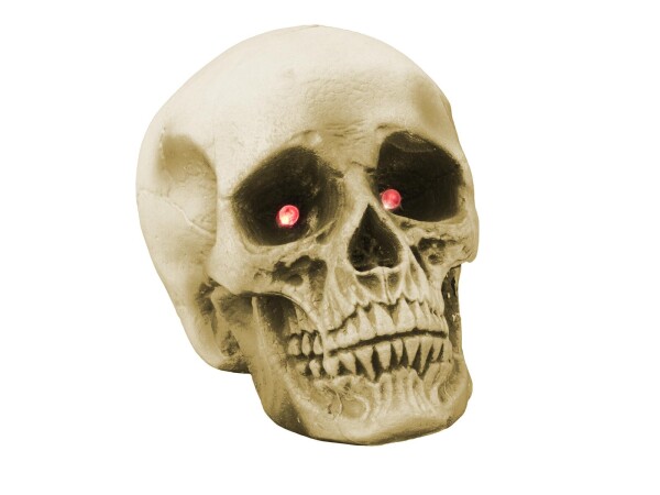 Halloween skull 21x15x15cm LED
