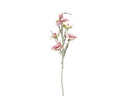 Magnolienzweig (EVA), künstlich, weiß-rosa