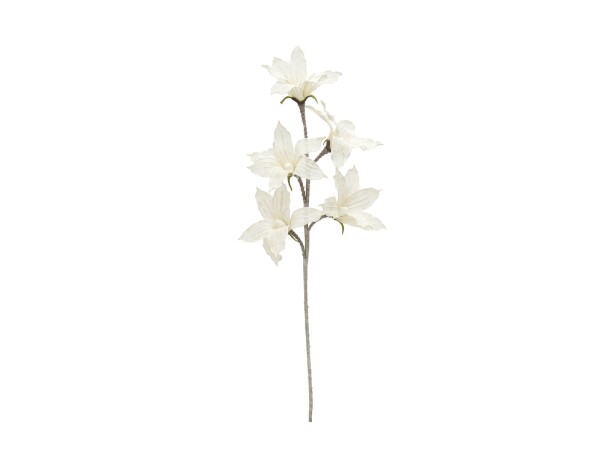 Clematis Branch (EVA), artificial, white