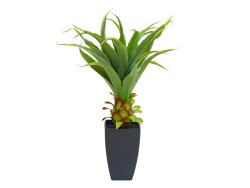 Agave im Topf, Kunstpflanze, 75cm