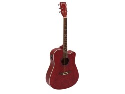 JK-510 Western guitar, cutaway, grained