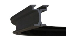 Eurotrack - Corner 90° - Black R=500mm